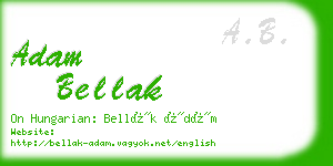 adam bellak business card